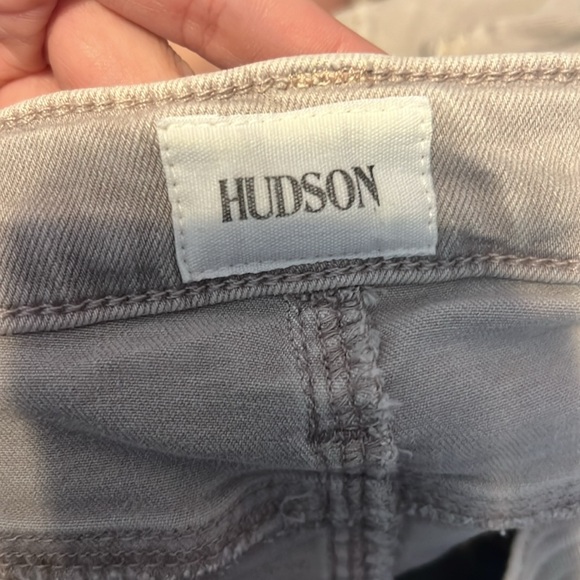 Hudson Jean Nico Midrise Ankle Super Skinny Silver Field Jean size 29 - Picture 5 of 9